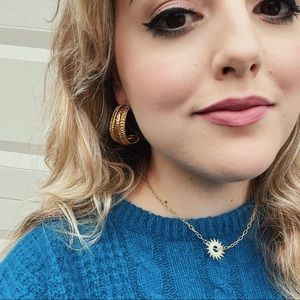 Vintage Dramatic Boho Gold Hoops